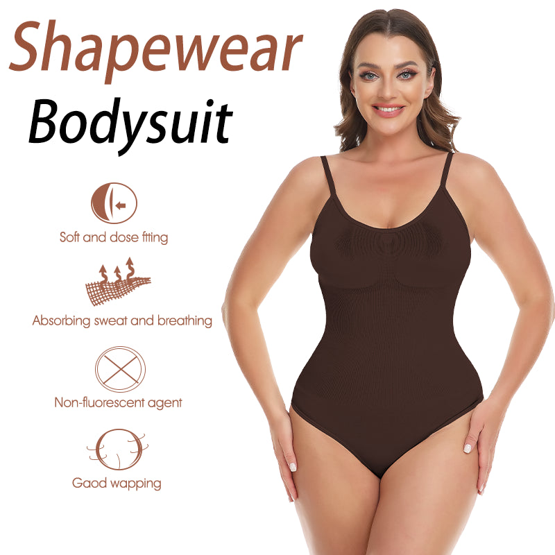 Women Sculpting Bodysuit Tummy Control Seamless Thong Shapewear Full Body Shaper